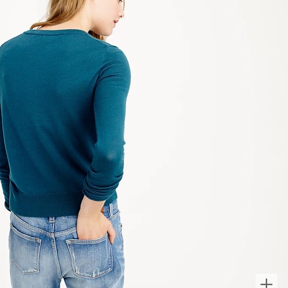 NWOT J Crew Merino Wool Crewneck Sweater - Picture 3 of 8